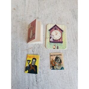 Vintage puzzle book set doll house accessory housekeeping parents home